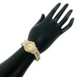 HERMES Clipper Stainless Steel GP Quartz Wrist Silver/Gold 23912 - Image 2