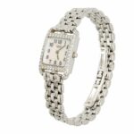 Hermes Cape Cod Mini CC1 192 Women's Watch, Diamond Bezel, White Shell, 18K Gold, Solid Quartz Watch
