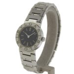 BVLGARI Wristwatch BB23SS Stainless Steel Quartz Analog Display Black Dial Women's - Image 2