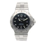 Bvlgari Diagono Scuba Watch Stainless Steel DP42SDS Automatic Men's BVLGARI Manufacturer's Finish - Image 8