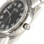 HermÃ¨s Clipper CL4.210 Stainless Steel Quartz Watch - Image 4