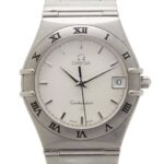 Omega Constellation Watch 1512.30 Swiss Quartz White Dial Stainless Steel Men's OMEGA