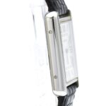 CARTIER Tank Solo LM Steel Leather Quartz Mens W5200003 - Image 8