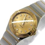 Omega Constellation Brushed Two-Tone 123 20 24 60 58 002 Ladies' Watch Gold 18KYG Yellow Quartz - Image 7