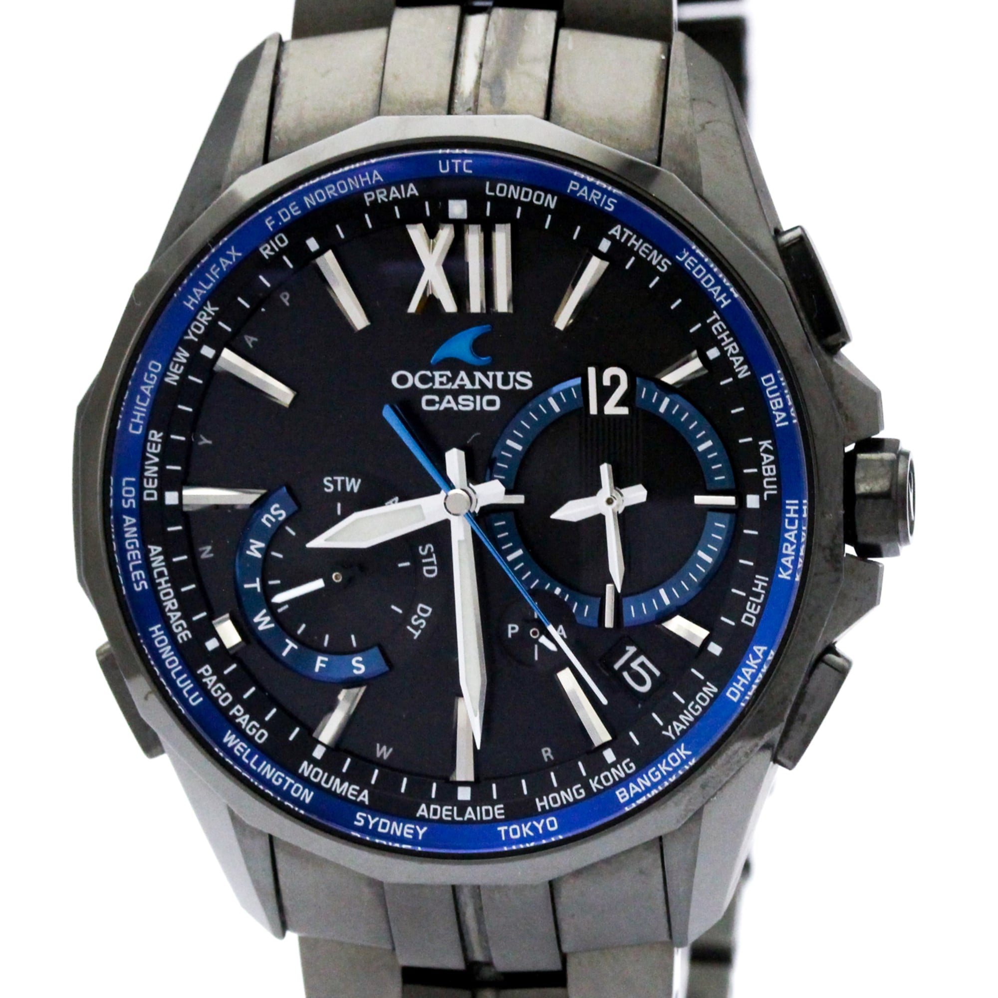 2000_86b9a68e-4a56-44e6-b077-35915456fb7a.jpg CASIO Oceanus Titanium Manta Solar Mens Watch OCW-S3400B-1AJF - Image 1