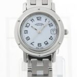 Hermes Clipper CL4.210 White Quartz Watch - Image 3