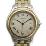Cartier Panthère Cougar LM Quartz W35006B6 Ivory Dial Watch SS/YG