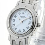 Hermes Clipper CL4.210 White Quartz Watch - Image 2