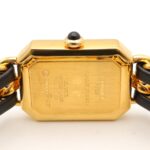 Chanel CHANEL PremiÃ¨re S Watch, Gold Plated (GP), Leather Strap, Women's, Black, H0001 - Image 6