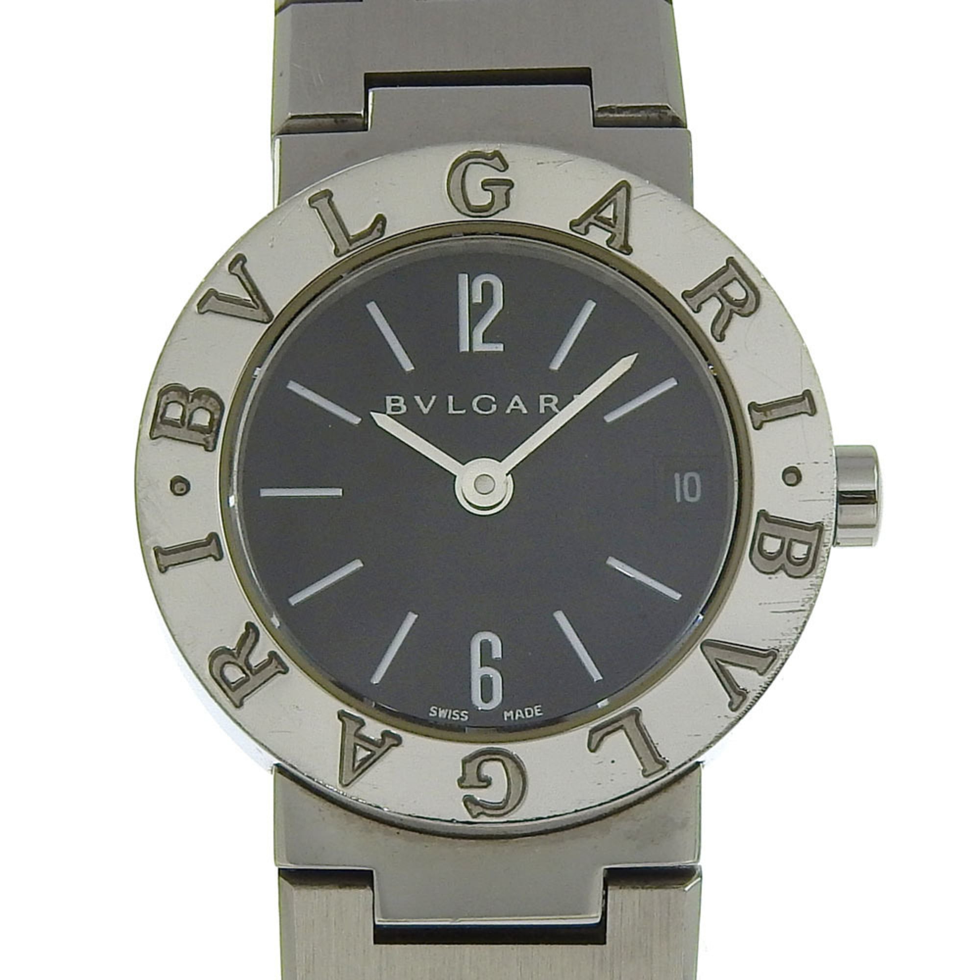 2000_87d2f21b-680a-4757-adec-8d9301ca4b12.jpg BVLGARI Bzero1 Watch, BZero1 BB23SS, Stainless Steel, Quartz Movement, Analog Display, Black Dial, Women's - Image 1