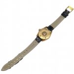 OMEGA Seamaster Aqua Terra 150m K18YG Black Dial Quartz Watch 2677.50.32 Leather Strap for Men and Women - Image 8