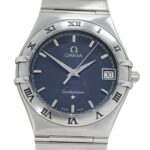Omega Constellation 1512.40 Brand Name Date Quartz Stainless Steel (SS) Silver/Navy - Image 2