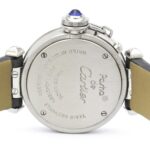 CARTIER Miss Pasha Steel Leather Quartz Ladies W3140025 - Image 6