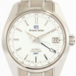 Grand Seiko Heritage Collection Mechanical Hi-Beat Watch SBGJ255 Bright Titanium Silver Men's