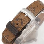 Louis Vuitton Tambour Q12MG Wo 8 Diamonds Silver Quartz - Image 7