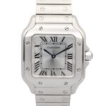 Cartier Santos de SM Watch, Stainless Steel, Ladies, Silver Tone, WSSA0082