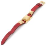 Hermes Medor gold-plated (GP) leather strap wo white ME1.201 - Image 4
