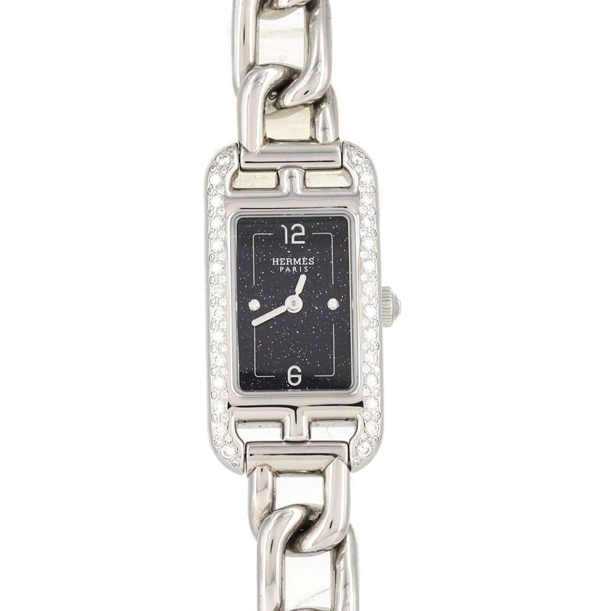 2000_8c866e3d-e04b-445b-b2c0-aef2b03449e1.jpg Hermès Nantucket D-2P NA2.133 Stainless Steel Quartz Watch - Image 1