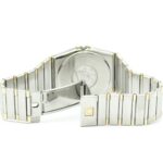 OMEGA Constellation 18K Gold Steel Quartz Mens Watch 396.1080 - Image 5
