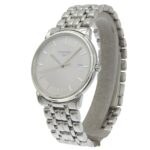 Longines Grand Classic L4.677.4 Stainless Steel Quartz Analog Watch with Gray Dial - Ladies - Image 2
