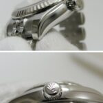 Rolex Datejust Black Shell 10P Diamond Women's Watch - Image 7