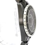 CHANEL J12 Intense Black Ceramic Quartz Ladies Watch H3828 - Image 8