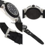 BVLGARI BB40AT Alum Date Watch Rubber Men's - Image 6