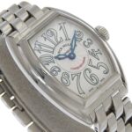 Franck Muller Conquistador Watch 8005L Stainless Steel Quartz Analog Display Silver Dial Women's - Image 3