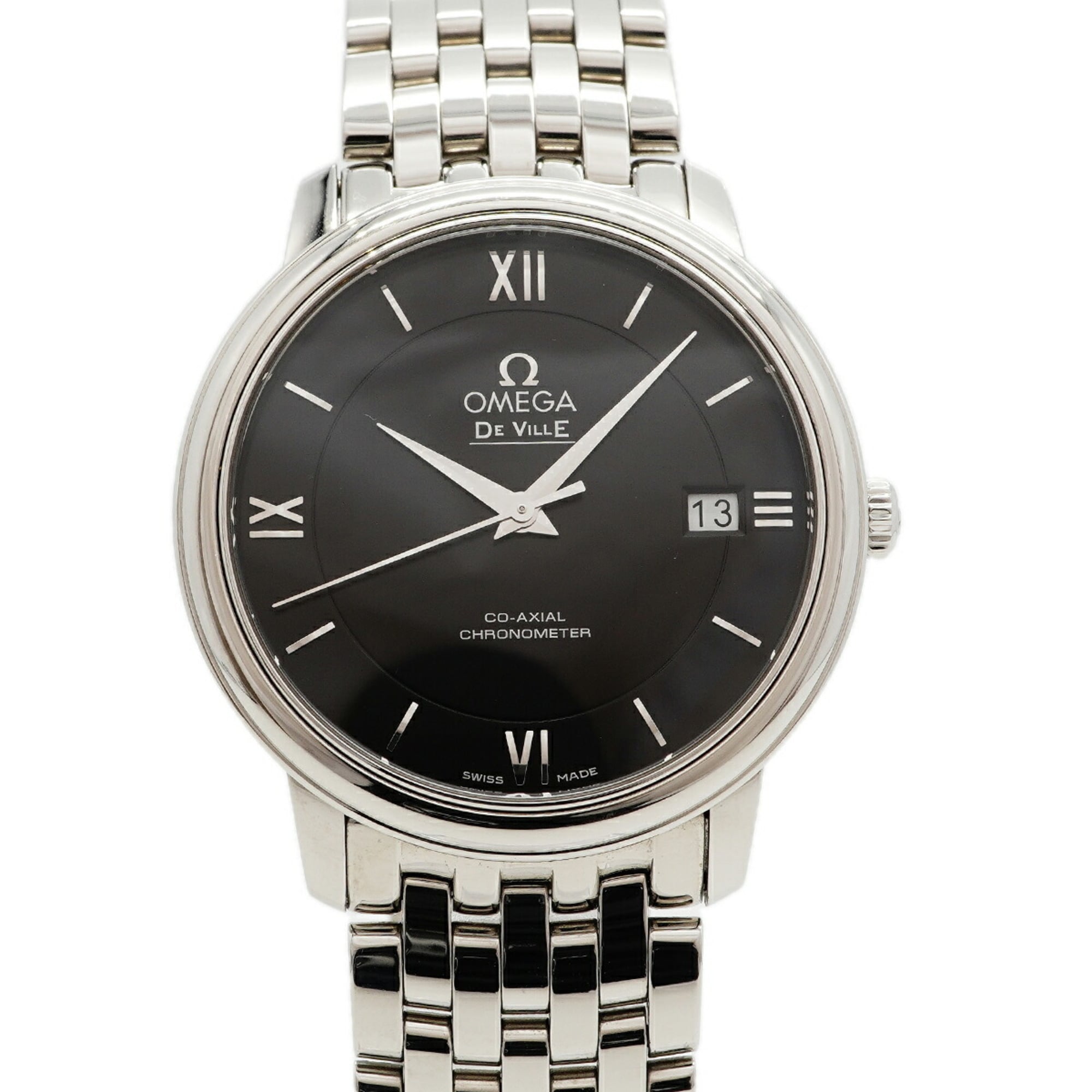 2000_8e8c10ba-9689-4917-899e-8cfde3104d55.jpg Omega De Ville Prestige Co-Axial 424.10.37.20.01.001 Black Dial - Image 1