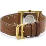 HERMES Medor Gold Plated Leather Quartz Ladies - Image 5