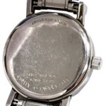 Tiffany & Co. Atlas watch, total weight 51.2g, stainless steel, quartz movement, black dial. - Image 5