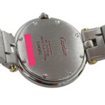 Cartier wo Santos VendÃ´me SM quartz movement stainless steel (SS) gold (YG) model number 84041488. - Image 7