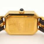 Chanel CHANEL PremiÃ¨re S Watch, Gold Plated (GP), Leather Strap, Women's, Black, H0001 - Image 6