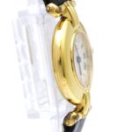 CARTIER Must Colisee Vermeil Gold Plated Leather Quartz Ladies - Image 8