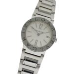 Bulgari Bulgari Women's Watch, Brand: Date Quartz QZ Stainless Steel SS BB26SS Silver White