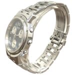 Hermes Clipper watch, total weight 102.4g, stainless steel, quartz movement, navy dial, CL1.910 - Image 2