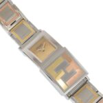 Fendi Secret 2 Time Zone 5500L Stainless Steel Gold Quartz Watch 1915 FENDI - Image 7