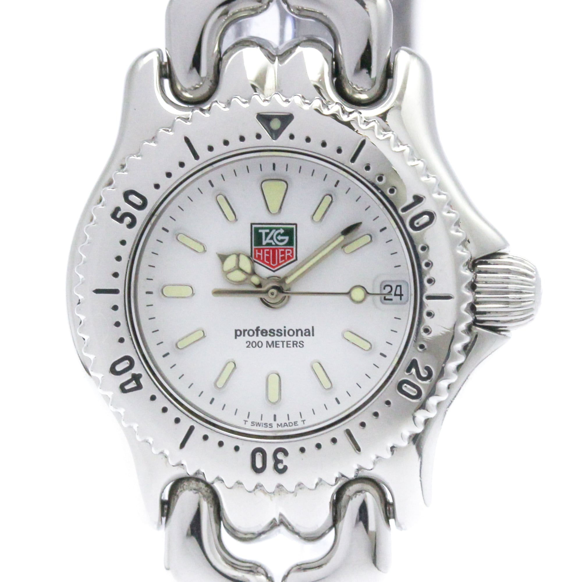 2000_92f84fe8-9c47-4e1b-9472-2354eb174ff9.jpg TAG HEUER Sel Professional 200M Quartz Ladies Watch S90.808 - Image 1