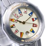 Corum Admiral's Cup Watch 39.610.20V50B Stainless Steel Quartz Analog Display Ivory Dial Admirals Ladies - Image 3
