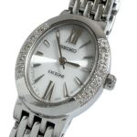 Seiko Dolce Exceline Ladies' Solar Watch with 10 Diamonds