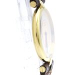 CARTIER Must Vendome Gold Plated Leather Quartz Unisex Watch - Image 8