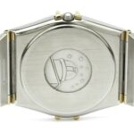 OMEGA Constellation 18K Gold Steel Quartz Mens Watch 396.1080 - Image 6