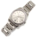 ROLEX Air-King 114200 M-serial Stainless Steel Automatic Silver Dial Watch - Image 9