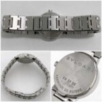 Bvlgari Watch f-21814 Black Silver BB23SS Ladies SS Quartz BVLGARI Dial Battery Operated - Image 9