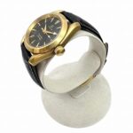 OMEGA Seamaster Aqua Terra 150m K18YG Black Dial Quartz Watch 2677.50.32 Leather Strap for Men and Women - Image 3