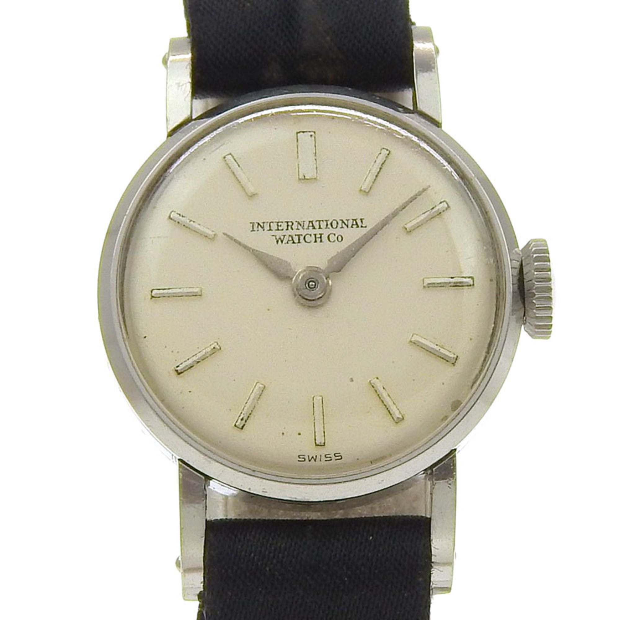 2000_96cb866d-6f59-449e-a0f6-ce84e71398c3.jpg International Watch Company (IWC) women's watch, stainless steel, hand-wound, analog display, silver dial. - Image 1