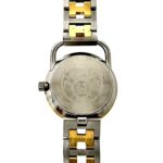 HERMES Arceau H Logo Belt Stainless Steel GP Quartz Wristwatch Silver Gold 34591 - Image 6