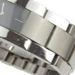 Gucci GUCCI Watch 4600M Stainless Steel Quartz Analog Display Black Dial Men's - Image 8