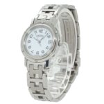 Hermes Clipper CL4 210 Wo Date Display White Quartz - Image 3