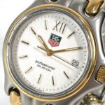 TAG HEUER S05.013M Cell Series Professional 200 Two-Tone Men's Watch, Stainless Steel/GP, Silver - Image 4